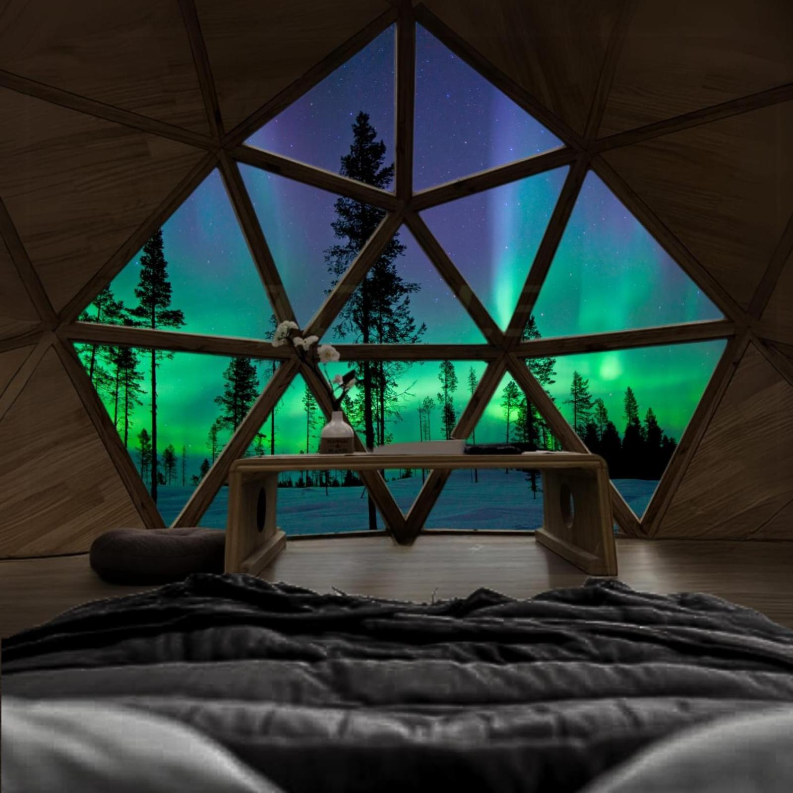 Skog Aurora Igloos Villa Kalix Luaran gambar